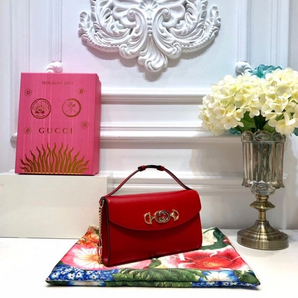 Firstbag ru smooth bag Gucci shoulder leather Zumi small 0715